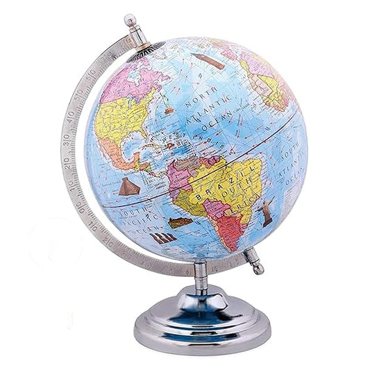 GLOBE DADDY World Globe  8 Inch with Metal Stand