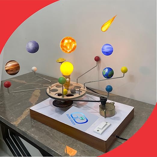Motor Operated Astronomy Solar System with 7 Planets