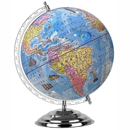 GLOBEDADDY 12 Inch Educational Globe with Heavy Metal Base